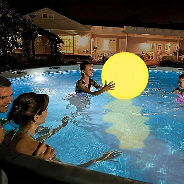 Waterproof Floating Pool Light with Inflatable Design