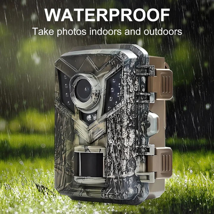 Outdoor Trail Camera with PIR Sensor and HD Night Recording