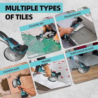 Handheld Tile Leveling Tool with Suction Base for Floor and Wall Installation