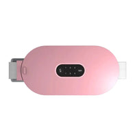 Wearable Menstrual Pain Relief Belt with Heated Vibration Massage for Abdomen