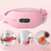 Wearable Menstrual Pain Relief Belt with Heated Vibration Massage for Abdomen