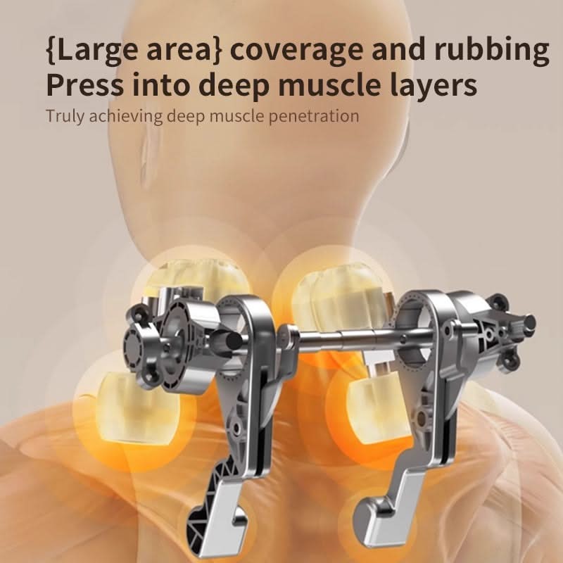 Electric Cervical Heating Wrap with Kneading Nodes for Muscle Tension Relief