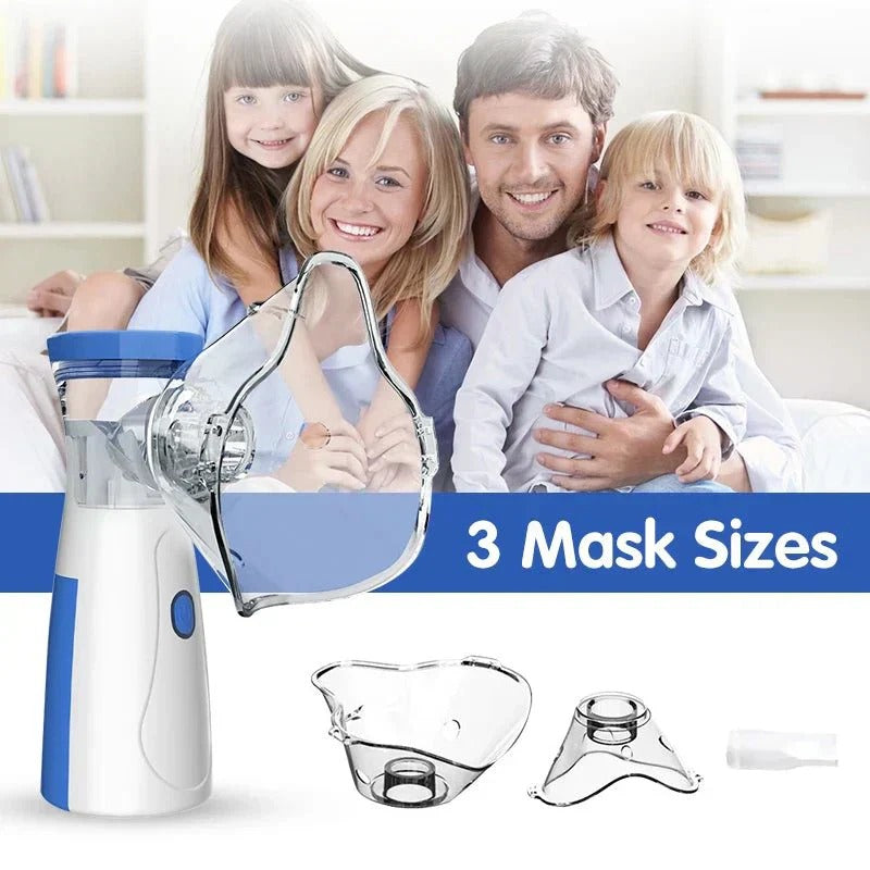 Portable Quiet Mesh Nebulizer Machine for Home and Travel Use
