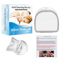 Tongue Stabilizing Anti-Snore Mouthpiece for Improved Airway and Sleep Quality