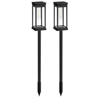 Solar Pathway Lights for Garden and Walkway, Set of 2