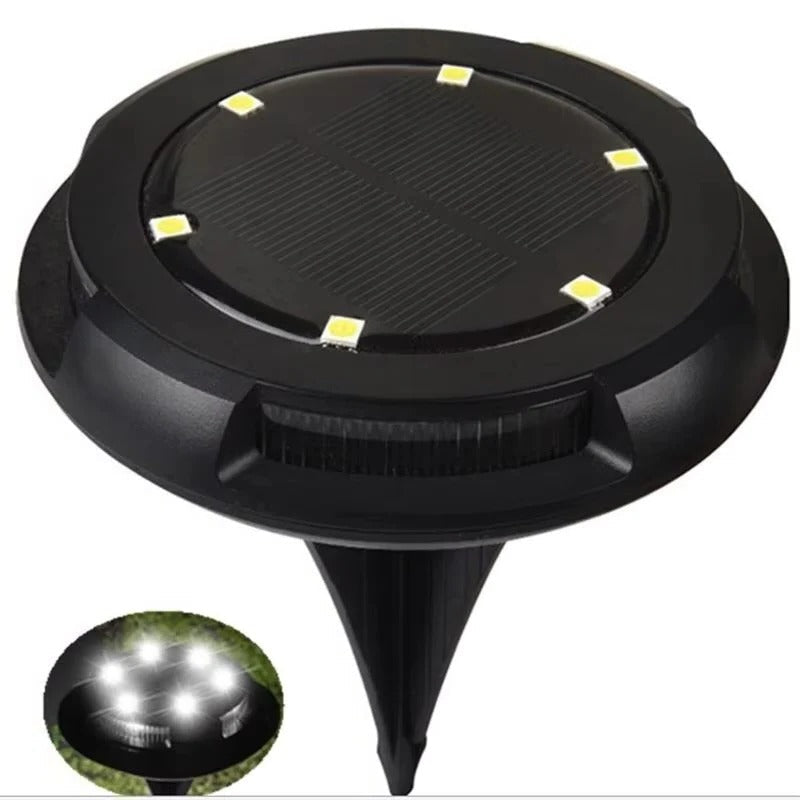 Solar Multicolor LED Ground Lights for Garden and Outdoor Decor