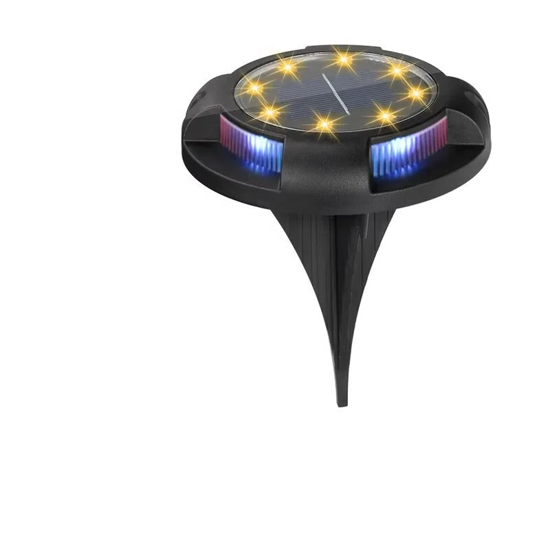Solar Multicolor LED Ground Lights for Garden and Outdoor Decor