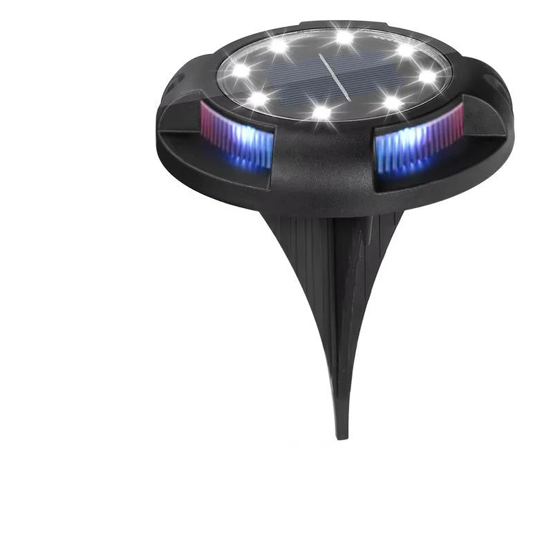 Solar Multicolor LED Ground Lights for Garden and Outdoor Decor