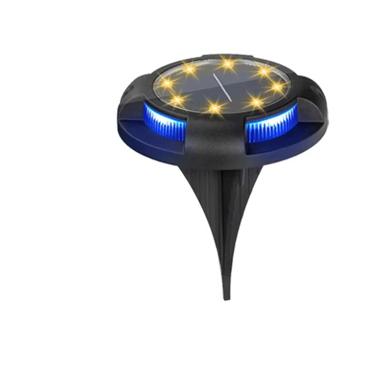 Solar Multicolor LED Ground Lights for Garden and Outdoor Decor