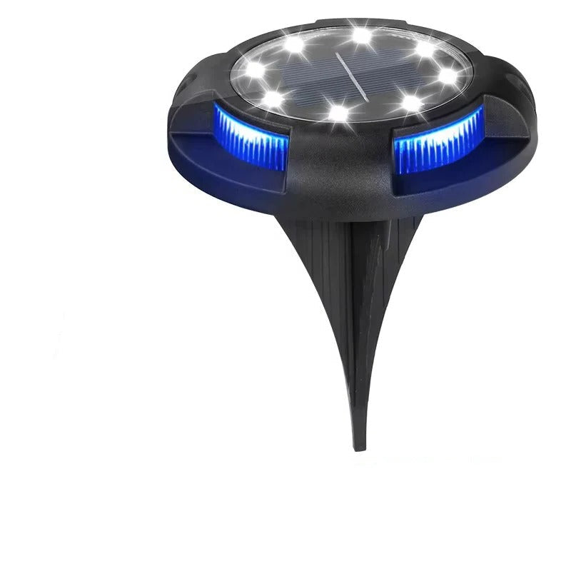 Solar Multicolor LED Ground Lights for Garden and Outdoor Decor