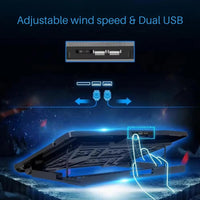Laptop Cooling Pad with 6 Fan Ventilation for Desktop Use