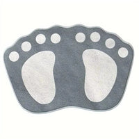 Soft Microfiber Bath Mat with Non Slip Base for Bathroom Use