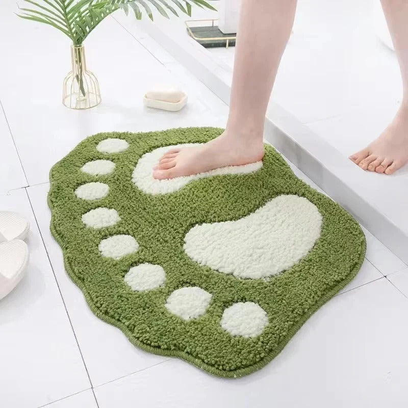 Soft Microfiber Bath Mat with Non Slip Base for Bathroom Use