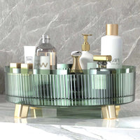 Rotating Makeup Organizer with 360 Degree Base for Vanity and Counter Use