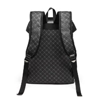 Leather Carry On Backpack with Padded Back and 15 Inch Laptop Fit