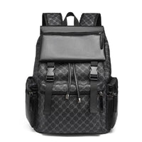 Leather Carry On Backpack with Padded Back and 15 Inch Laptop Fit