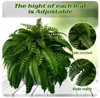 Artificial Boston Fern for Outdoor Display
