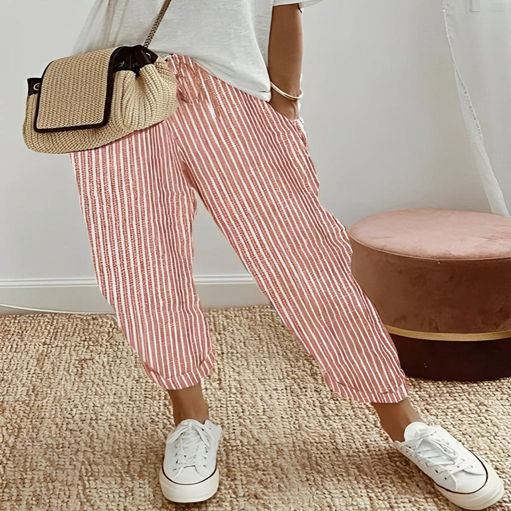 Breathable Cotton Pants with Moisture Wicking