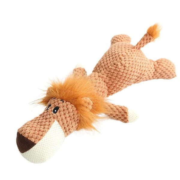 Rugged Plush Toy and Sturdy Fabric Plaything for Pets