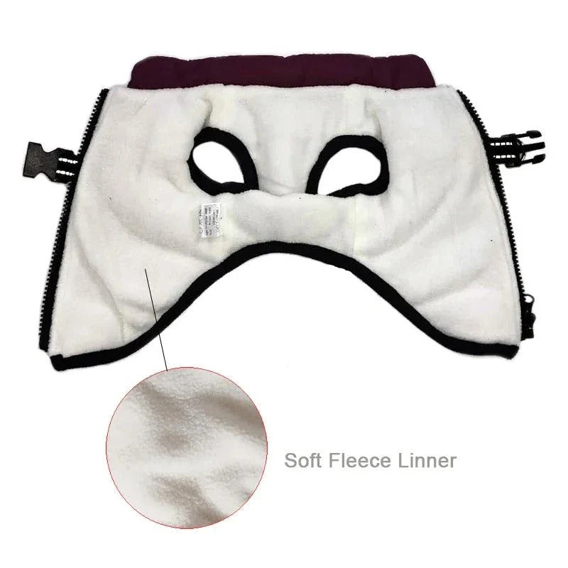 Waterproof Winter Dog Coat with Integrated Harness for Outdoor Use