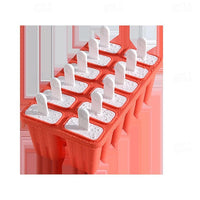 Silicone Freezer Pop Mold Set with Reusable Sticks for Homemade Ice Cream and Juice Bars