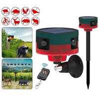 Solar Powered Animal Repeller with 360 Degree Detection Range
