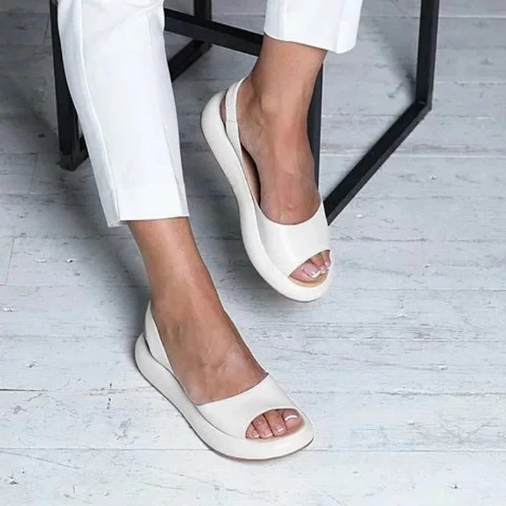 Casual Open Toe Sandals with Elastic Band for Women
