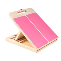 Five Level Adjustable Wooden Slant Board for Stretching and Incline Exercise