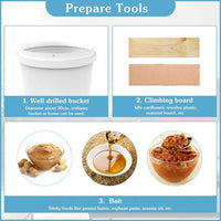 Stainless Steel Rolling Log Mouse Trap for Bucket Attachment Use