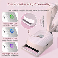 Rechargeable Heated Electric Lash Curler for Eye Makeup