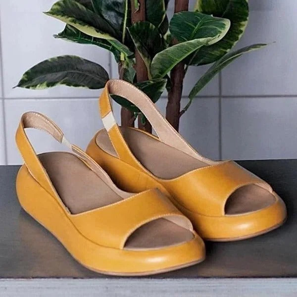 Casual Open Toe Sandals with Elastic Band for Women
