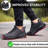 Mens Orthopedic Athletic Sneakers with Supportive Sole
