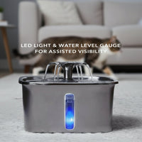 Stainless Steel Ca Drinking Fountain with Low Noise Pump