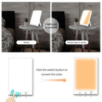 Bionic Sunlight Therapy Lamp with 5V Brightness Settings for Seasonal Mood Support