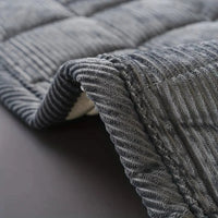 Quilted Couch Cover Mat with Pattern