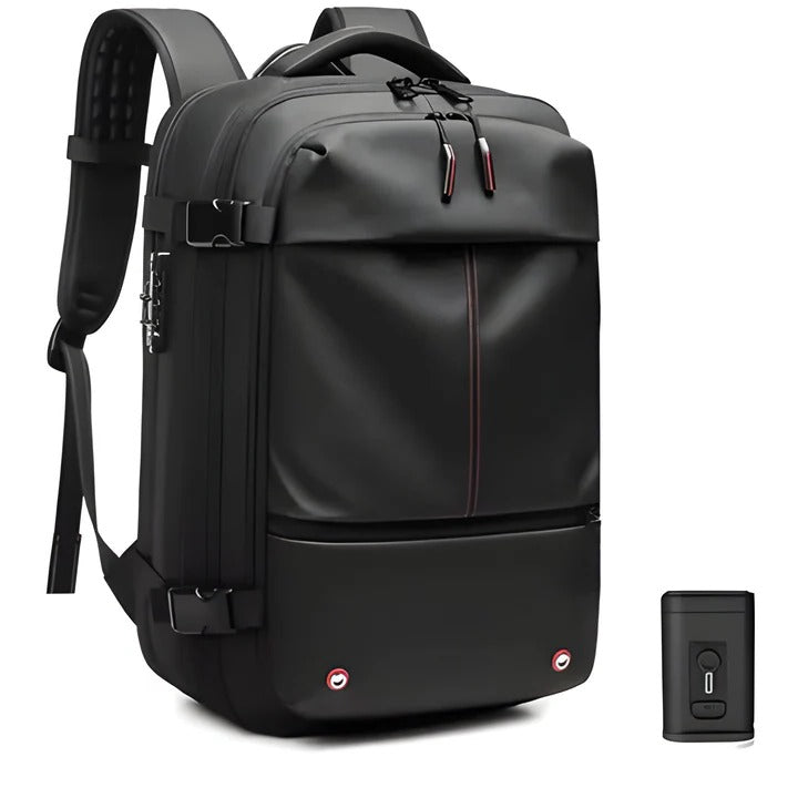 Backpack with Internal Compression System and Structured Design