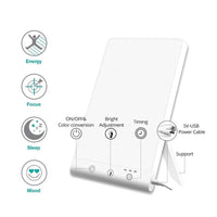 Bionic Sunlight Therapy Lamp with 5V Brightness Settings for Seasonal Mood Support