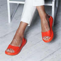 Casual Open Toe Sandals with Elastic Band for Women