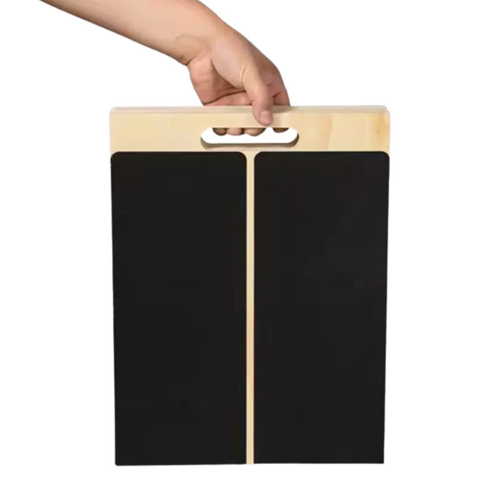 Five Level Adjustable Wooden Slant Board for Stretching and Incline Exercise