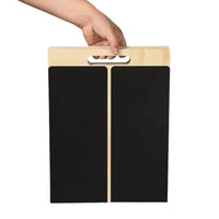 Five Level Adjustable Wooden Slant Board for Stretching and Incline Exercise