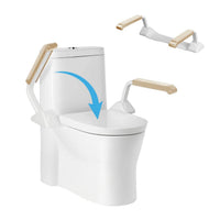 Adjustable Toilet Safety Rail with Support Handles