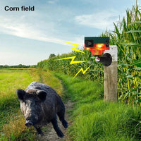 Solar Powered Animal Repeller with 360 Degree Detection Range
