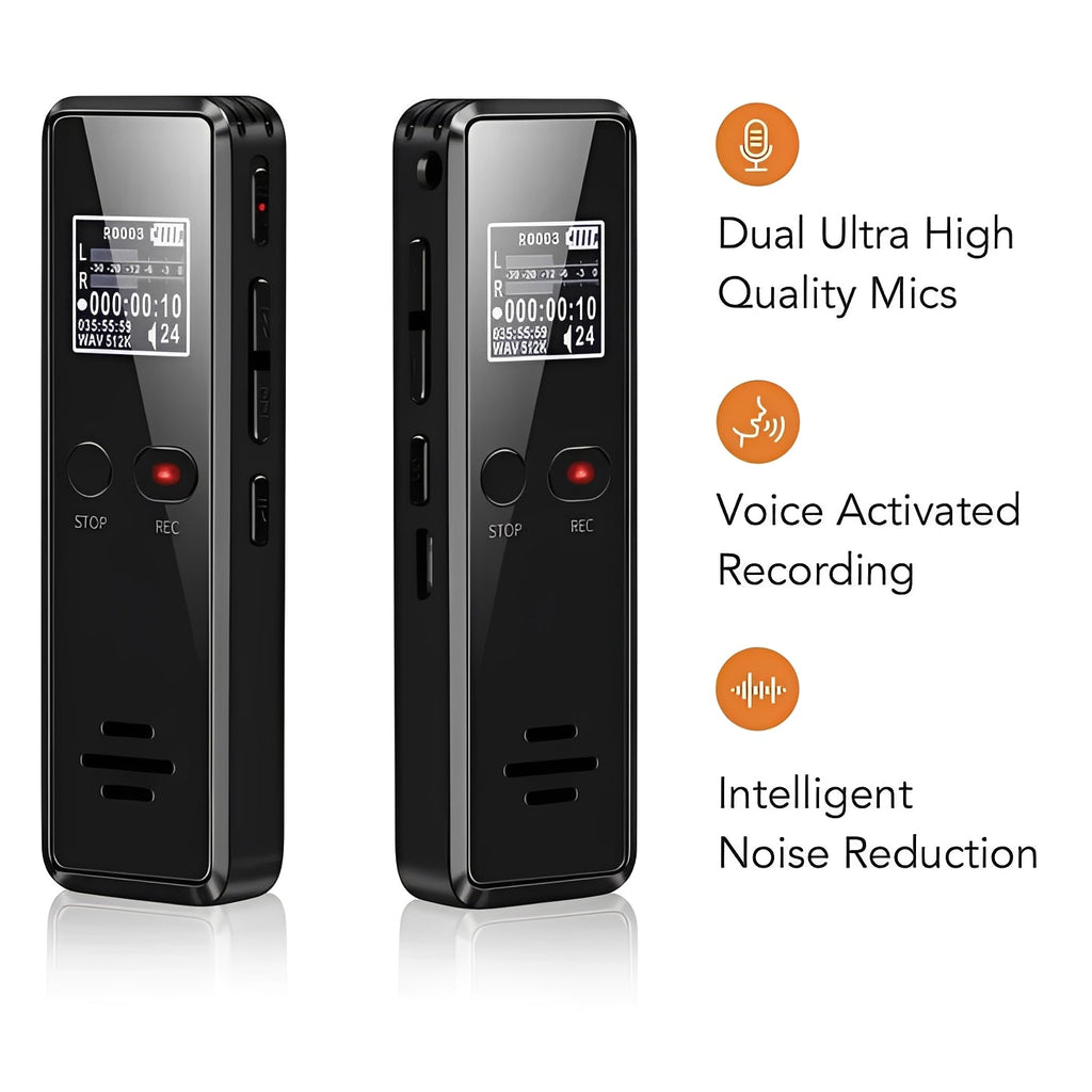 Digital Voice Recorder with Auto Save and Built In Speaker