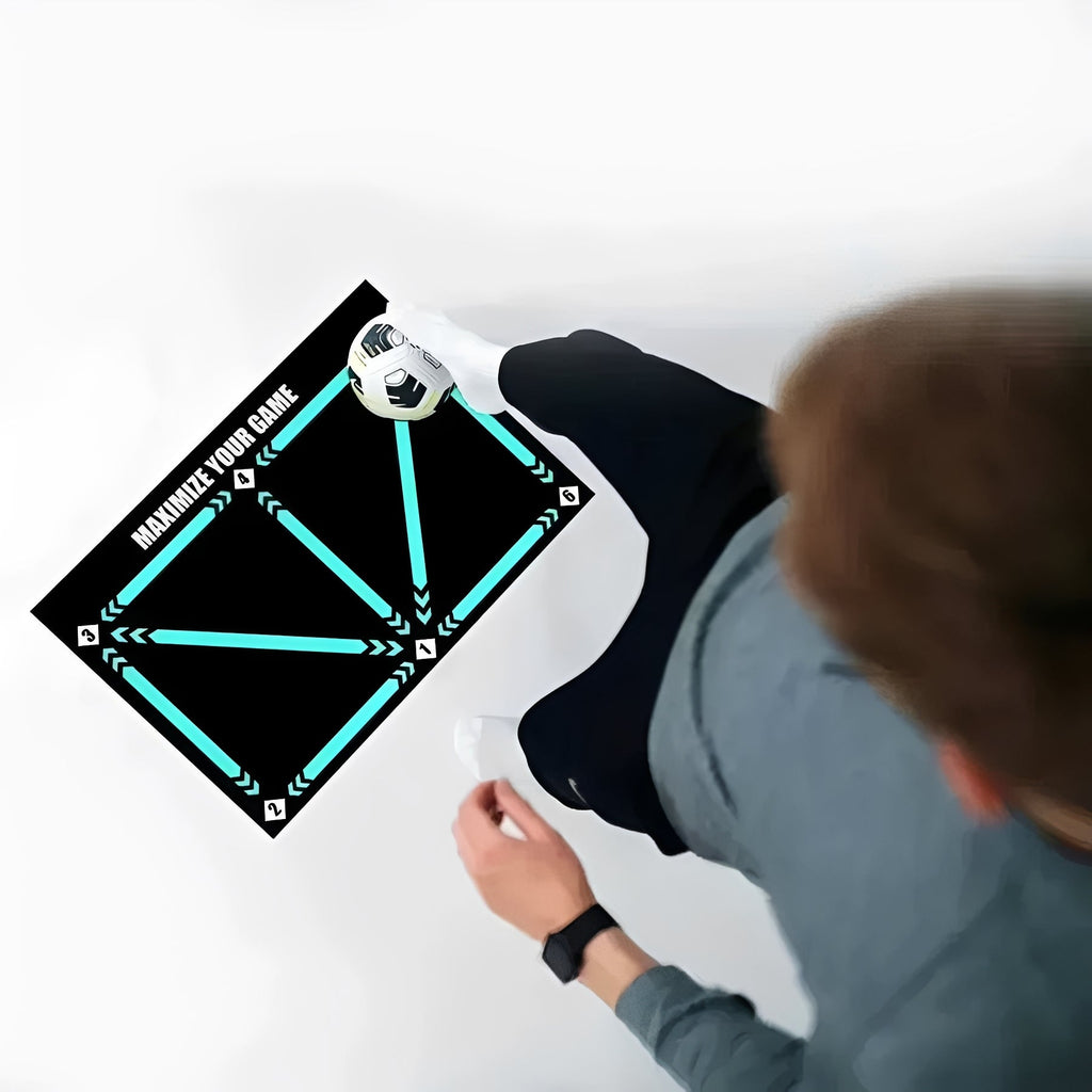 Football Training Mat with Guided Video Workout Program