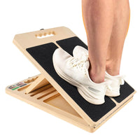 Five Level Adjustable Wooden Slant Board for Stretching and Incline Exercise
