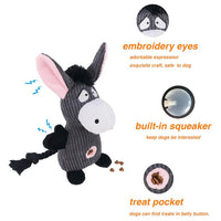 Rugged Plush Toy and Sturdy Fabric Plaything for Pets