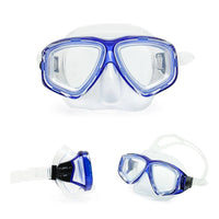 Tempered Glass Scuba Diving Mask with Adjustable Silicone Strap