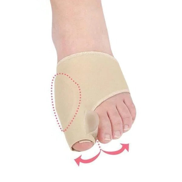 Silicone Toe Cushion Sleeve with Built-In Gel Spacer Pad