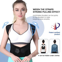 Lightweight Posture Support with Adjustable Shoulder Straps