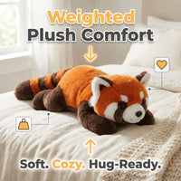 Red Panda Weighted Plush Animal for Sensory Comfort
